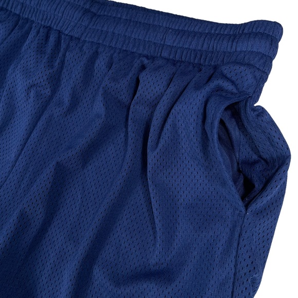 Bcg large navy blue jersey/basketball mesh shorts with drawstring EUC - Picture 2 of 9